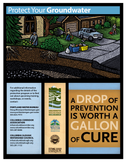 Protect Your Groundwater - The City of Portland, Oregon
