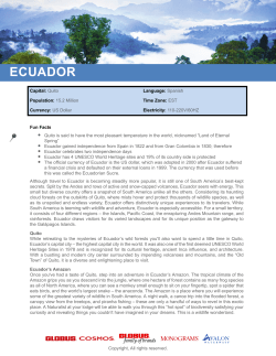 ecuador - Cosmos