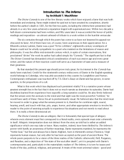 Introductions to The Inferno, Purgatorio, and Paradiso