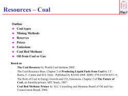 Coal - The University of Texas at Dallas