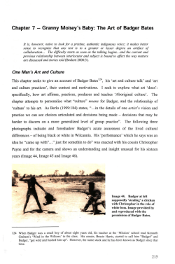 Chapter 7 - Granny Moisey`s Baby: The Art of Badger Bates