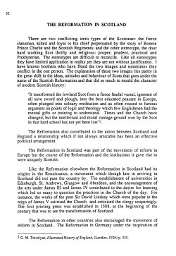 THE REFORMATION IN SCOTLAND - Sydney Open Journals online