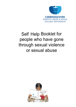 Sexual Abuse self-help booklet