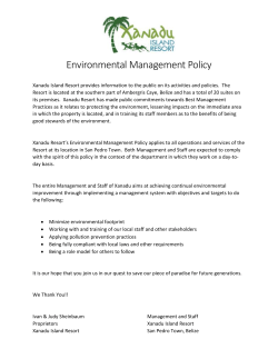Environmental Management Policy