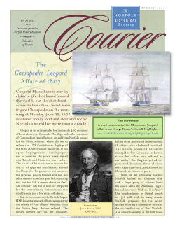 Chesapeake-Leopard - Norfolk Historical Society