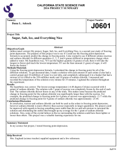 Multiple CSSF Project Abstracts