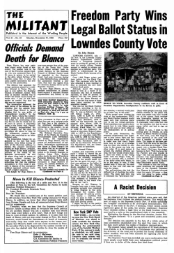 Freedom Party Wins Legal Ballot Status in Lowndes