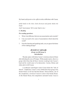 julius caesar - mockies &ndash; Mockiesgateacademy