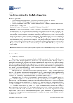 Understanding the Budyko Equation