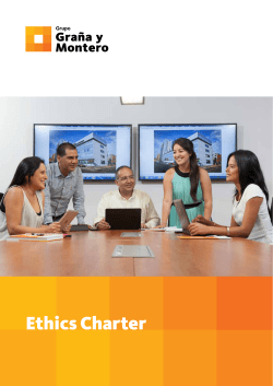 Ethic Charter - Gra&ntilde;a y Montero