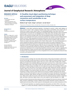A CloudSat cloud object partitioning technique and assessment and