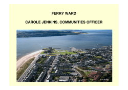 ferry ward carole jenkins, communities officer