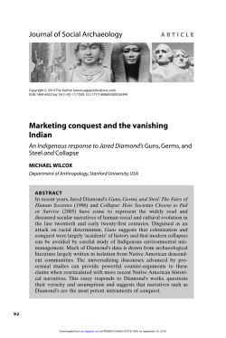 Marketing conquest and the vanishing Indian