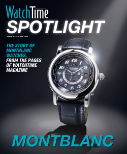 THE WORLD OF FINE WATCHES SPOTLIGHT