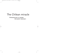 The Chilean miracle : patrimonialism in a modern free