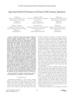 Improving Parallel IO Performance of Cell