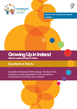 Growing Up in Ireland - Child Cohort