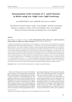 Determination of the Contents of A- and B