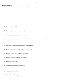 Study Guide - Wando High School