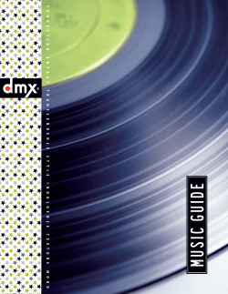 Music guide - FirstComm Inc.