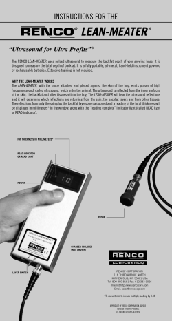 Instructions for previous LEAN-MEATER Versions
