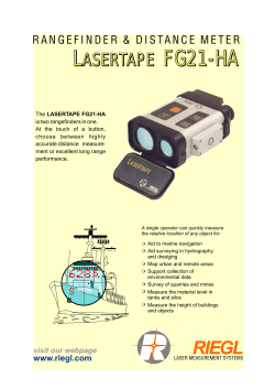 FG21-HA - Categories On RIEGL USA, Inc.