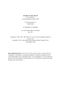 Sparks of the Truth, 2nd ed., 4th printing