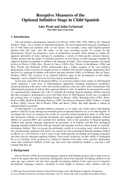 complete paper - Cascadilla Proceedings Project