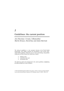 the current position - World Health Organization