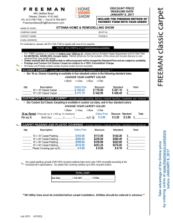 classic carpet - Ottawa Home + Remodelling Show