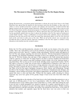 Freedom in Education - Coastal Carolina University