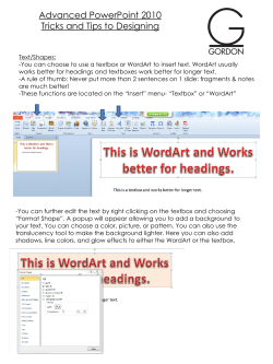 Advanced Powerpoint Training