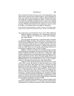 Book Reviews 293 often unclear what those convictions were. C ads