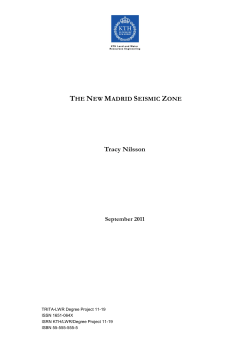 The New Madrid Seismic Zone.