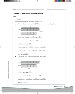 Lesson 4-3 Reteach - Orange Public Schools