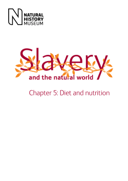 Chapter 5: Diet and nutrition