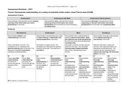 NCEA Level 3 French (91546) 2015