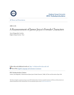A Reassessment of James Joyce`s Female Characters