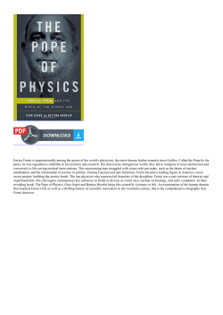 PDF The Pope of Physics: Enrico Fermi