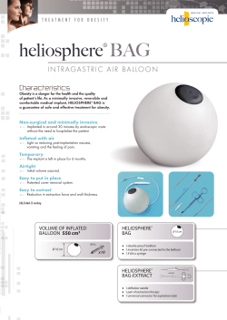 Heliosphere balloon information folder - Top