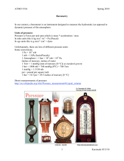 Barometers - atmo.arizona.edu