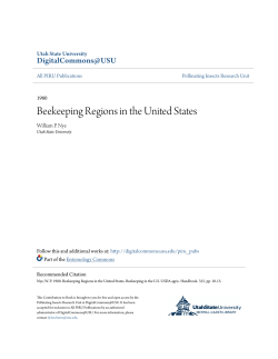 Beekeeping Regions in the United States
