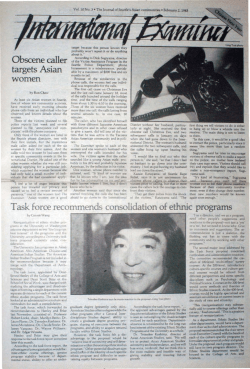 Obscene caller targets Asian women Task force recommends