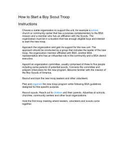 How to Start a Boy Scout Troop Instructions