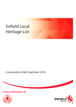 Enfield Local Heritage List