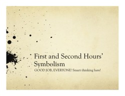 First and Second Hours` Symbolism