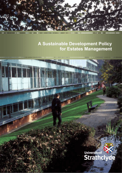 A Sustainable Development Policy for Estates Management