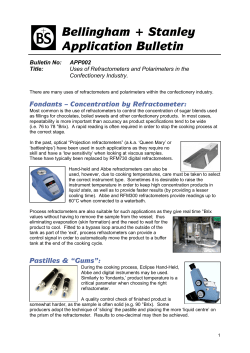 Bellingham + Stanley Application Bulletin