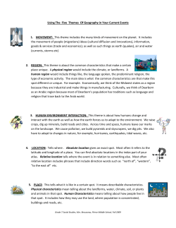 Five Themes Of Geography