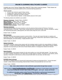 online e-learning healthcare classes